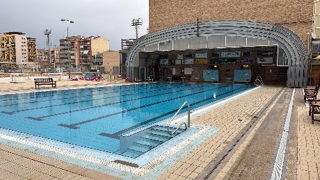 La piscina un cop susps l'esdeveniment
