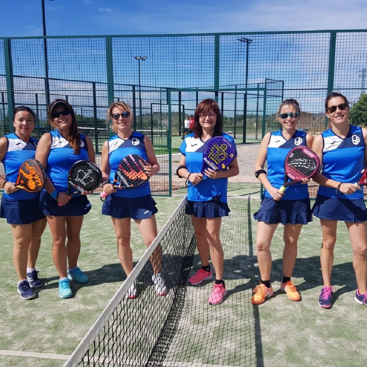 Algunes palistes del Club Tennis Balaguer