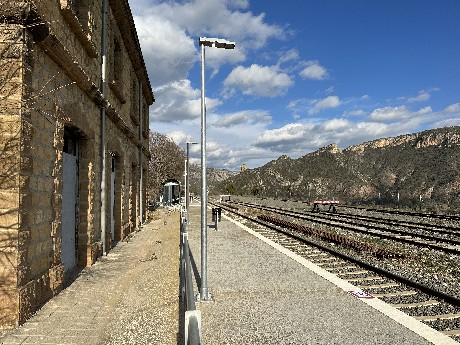 Imatge de l'estaci de Sant Lloren