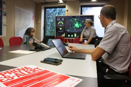 Centre de control d'alertes