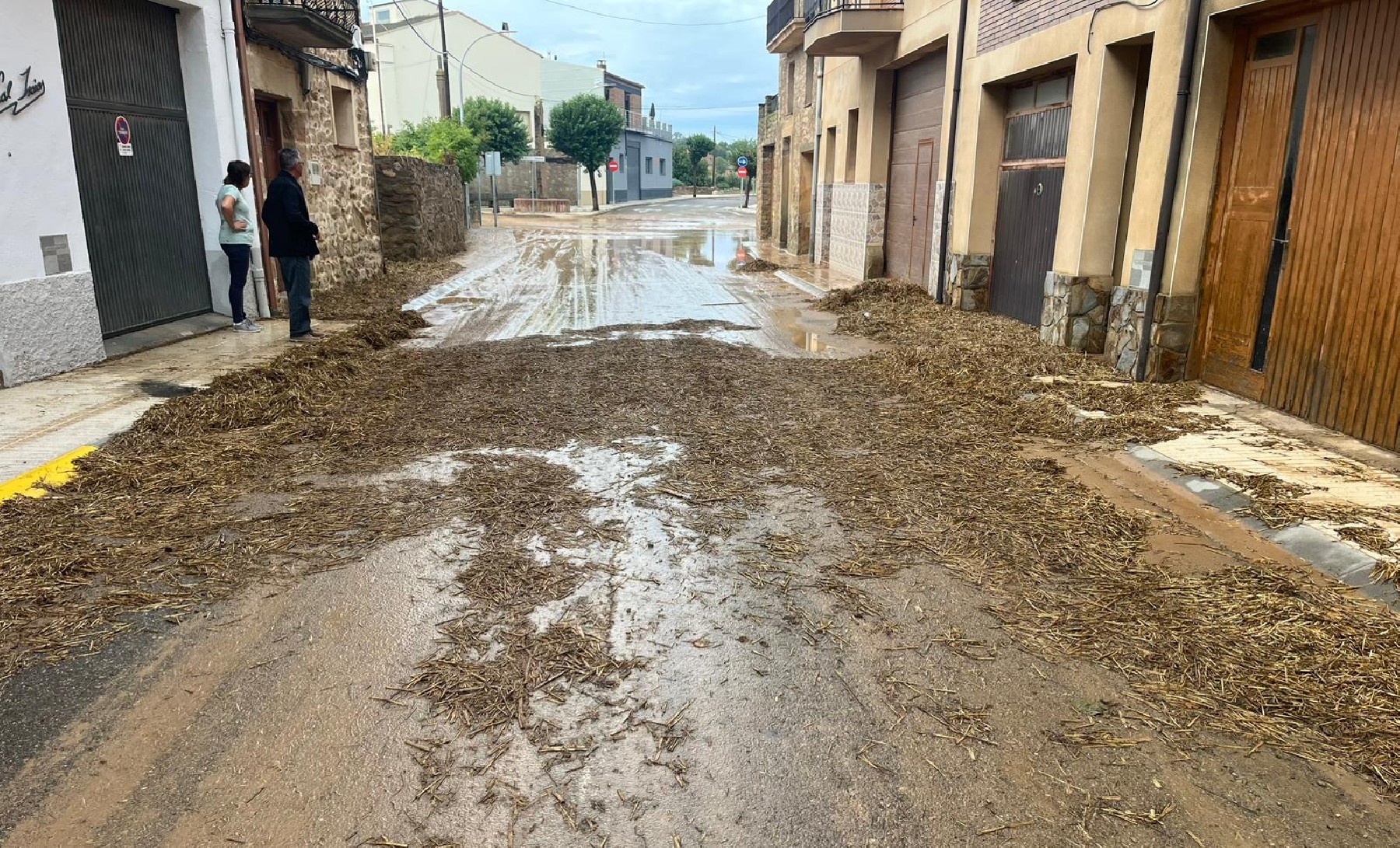 Afectacions en un carrer - Ajuntament de Montgai
