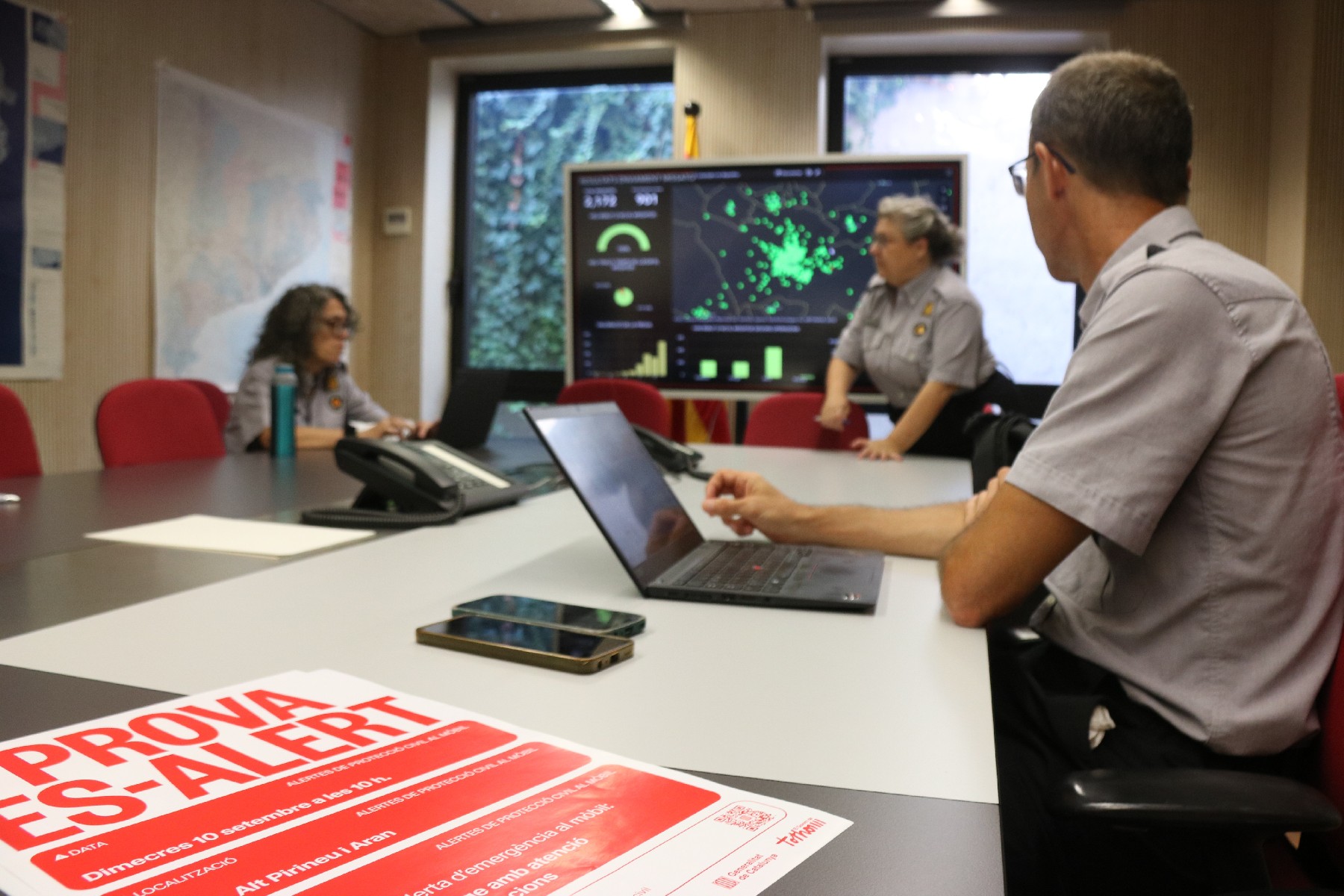 Centre de control d'alertes