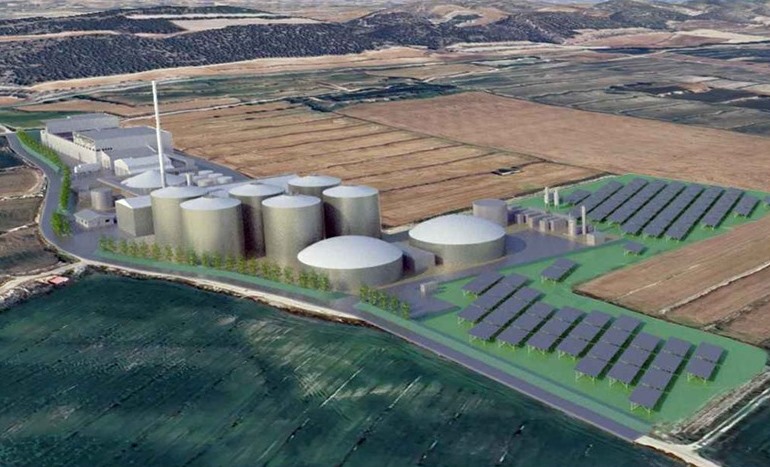 Recreació virtual de la futura planta