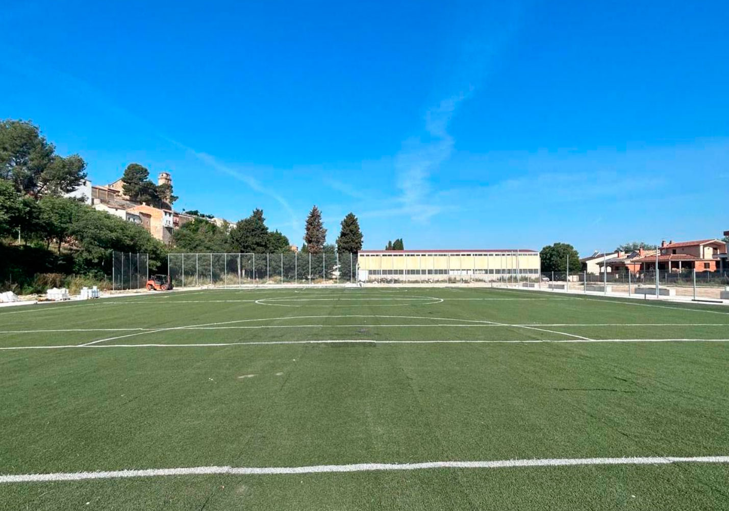 Emplaçament dels futurs vestidors