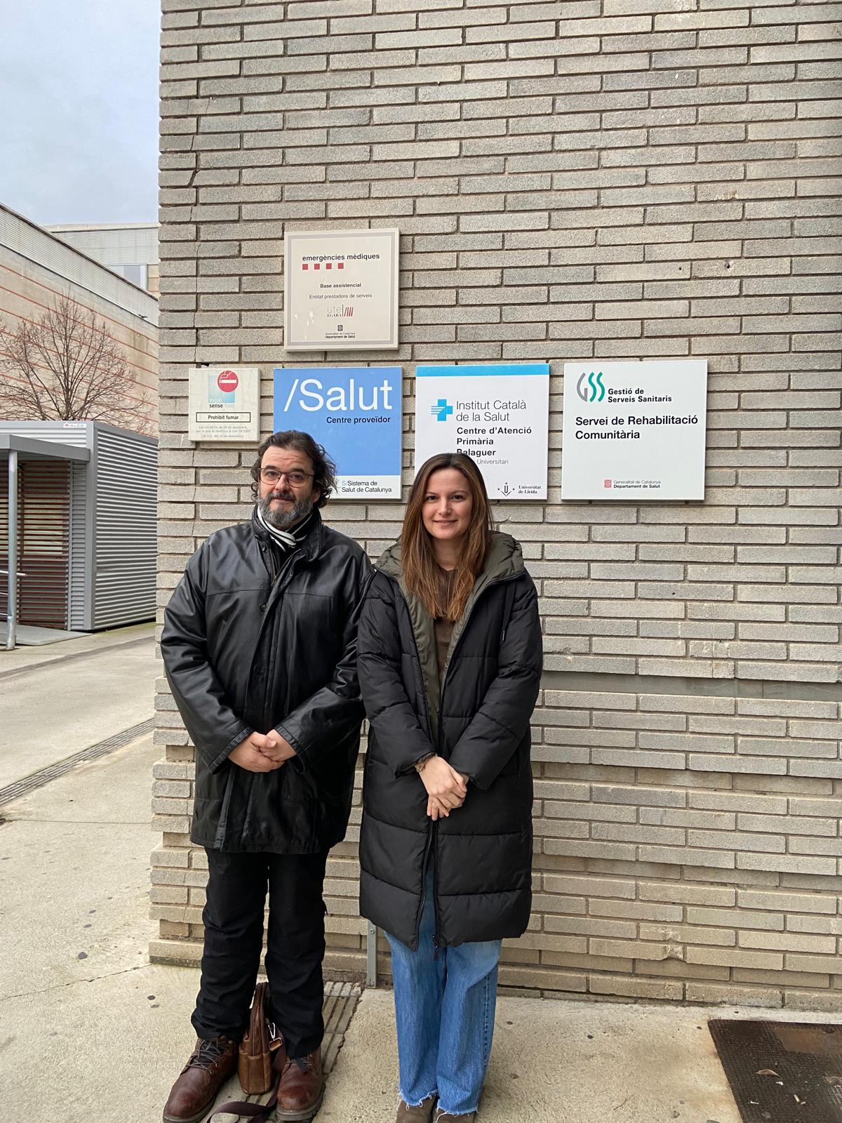 El Dr. Jesús Pujol i la Dra. Maria Malla, professionals de medicina familiar i comunitària de l'EAP Balaguer i autors de l'article